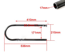 Charger l&#39;image dans la galerie, Cerceau de siège arrière en acier équipé  de feu stop,clignotants
