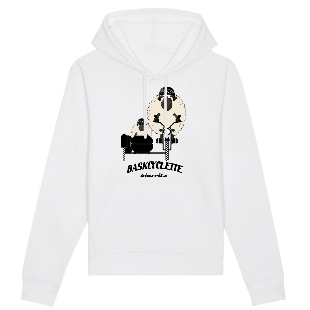 Sweat-shirt Bio Unisexe à capuche /Bio Unisex Hooded sweatshirt  BASKYSHEEP MEN SIDECAR