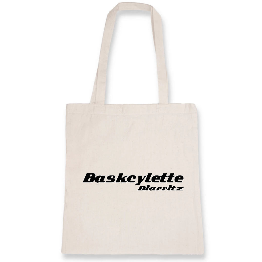 Eco Tote Bag 100% Coton Bio BASKCYCLETTE BIARRITZ