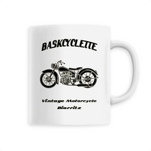 Charger l&#39;image dans la galerie, Mug anse colorée / Contrast Coffee Mug  BASKCYCLETTE MOTORCYCLE VINTAGE
