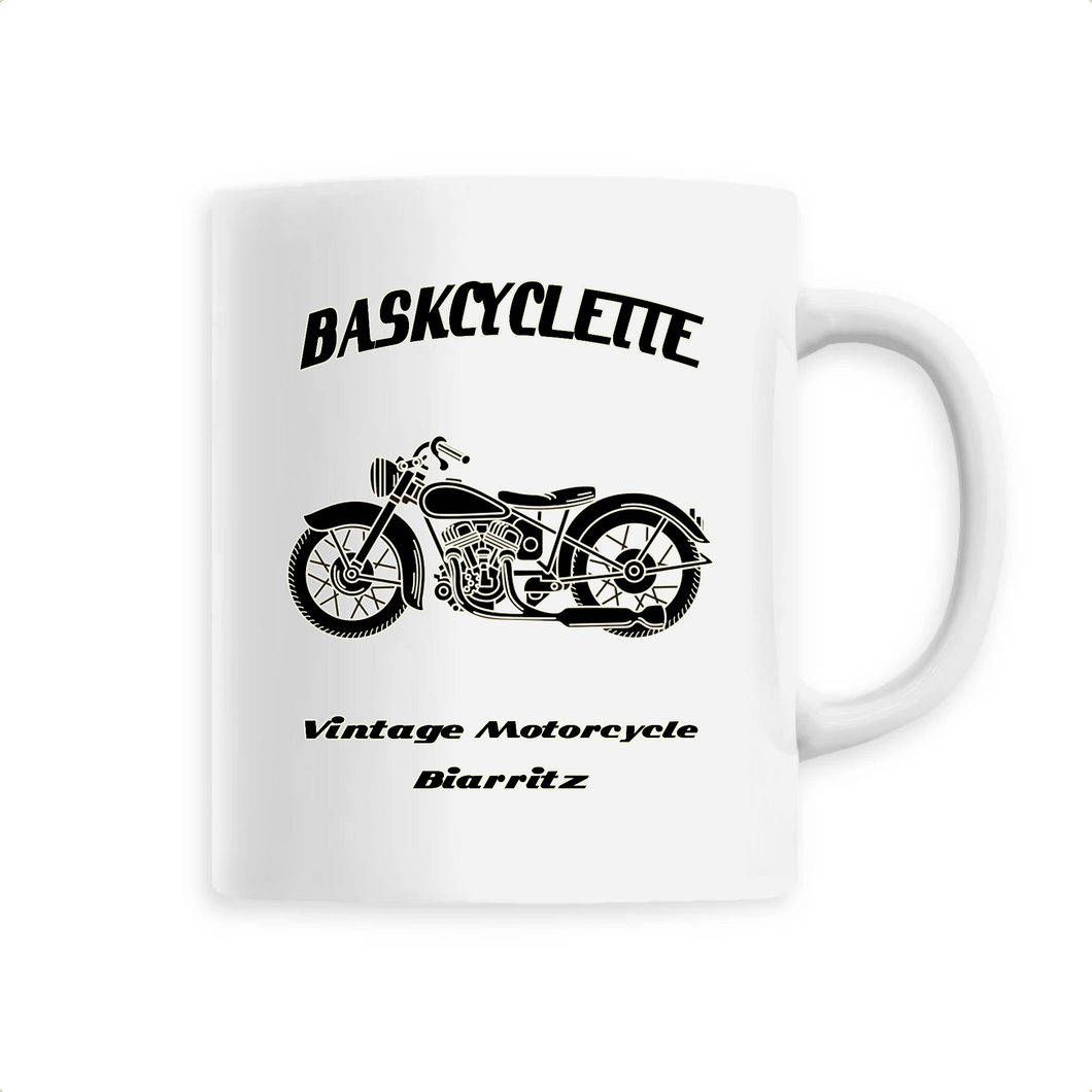 Mug anse colorée / Contrast Coffee Mug  BASKCYCLETTE MOTORCYCLE VINTAGE