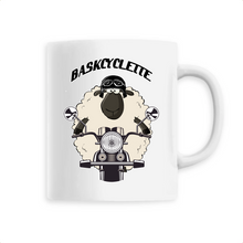 Charger l&#39;image dans la galerie, Mug anse colorée / Contrast Coffee Mug  BASKYSHEEP MAN BIKER
