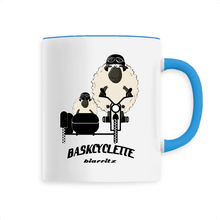 Charger l&#39;image dans la galerie, Mug anse colorée / Contrast Coffee Mug  BASKYSHEEP MAN SIDECAR
