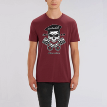 Charger l&#39;image dans la galerie, T-shirt Homme 100 % coton bio SKULL BASKCYCLETTE
