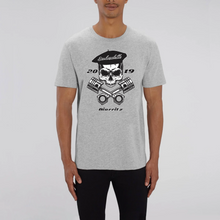 Charger l&#39;image dans la galerie, T-shirt Homme 100 % coton bio SKULL BASKCYCLETTE
