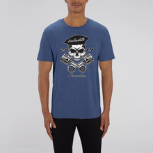 Charger l&#39;image dans la galerie, T-shirt Homme 100 % coton bio SKULL BASKCYCLETTE
