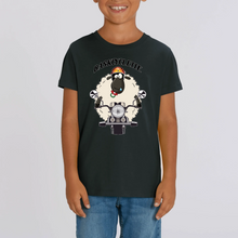 Charger l&#39;image dans la galerie, T-shirt Enfant à manches courtes 100% COTON BIO  logo BABY BASKYSHEEP BIKER
