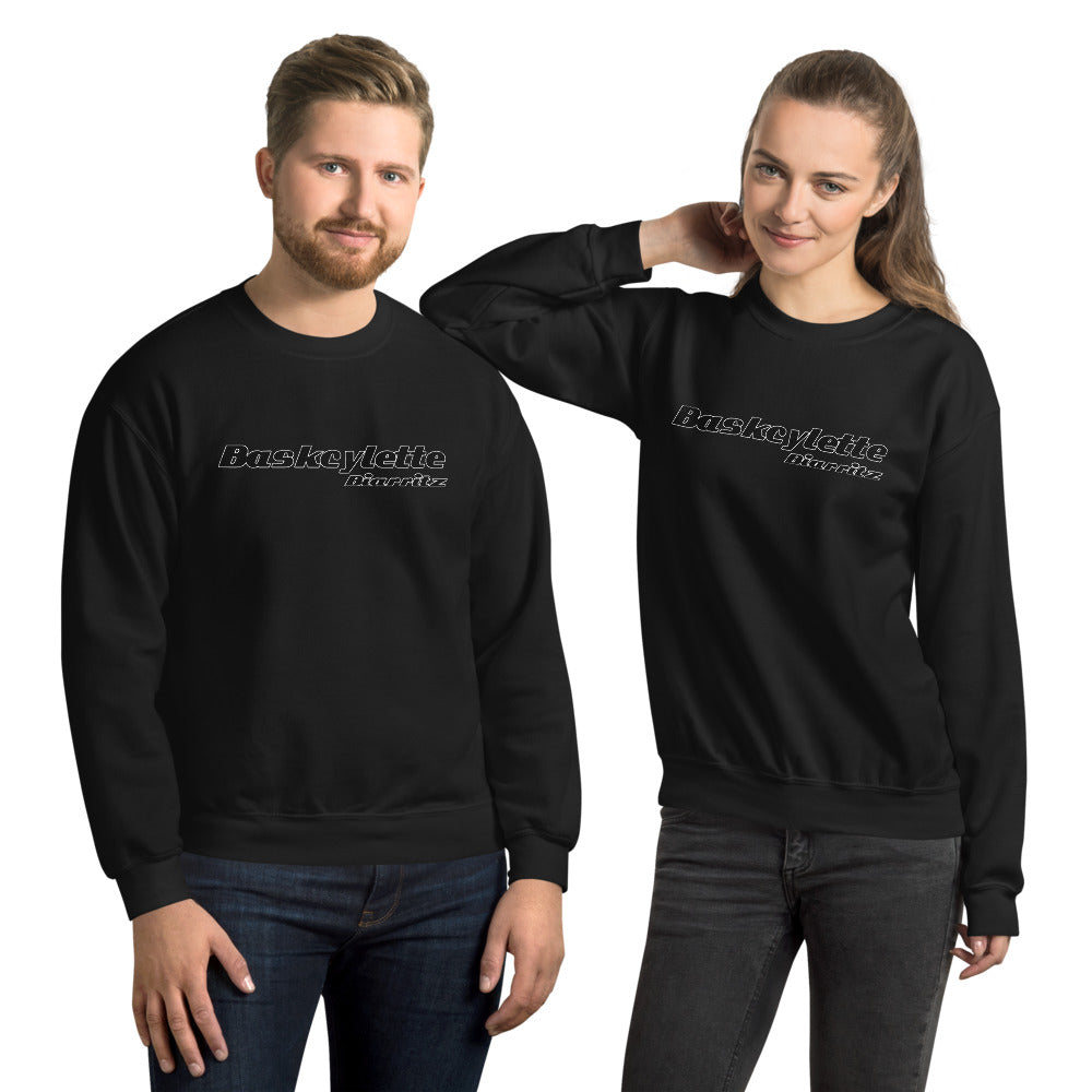 Sweat Unisexe à Col Rond / Unisex Sweatshirt  BASKCYCLETTE BIARRITZ