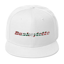 Charger l&#39;image dans la galerie, Casquette Snapback Brodée / Embroidery Snapback Hat  BASKCYCLETTE COULEUR PAYS BASQUE
