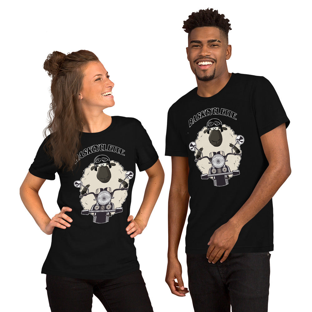 T-shirt Unisexe à Manches Courtes / Unisex Short Sleeve T-Shirt  BASKYSHEEP BIKER