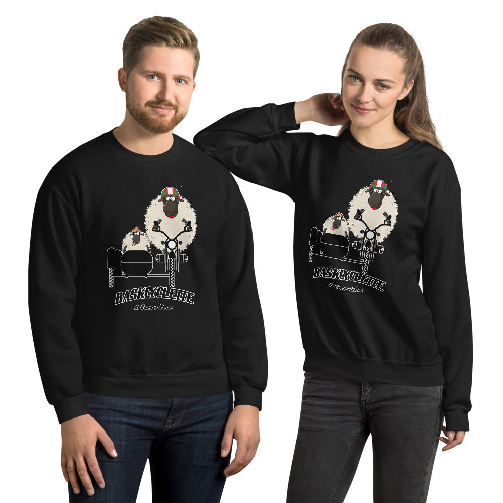 Sweat Unisexe à Col Rond / Unisex sweatshirt  BASKYSHEEP WOMAN SIDECAR