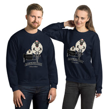 Charger l&#39;image dans la galerie, Sweat Unisexe à Col Rond / Unisex sweatshirt  BASKYSHEEP WOMAN SIDECAR
