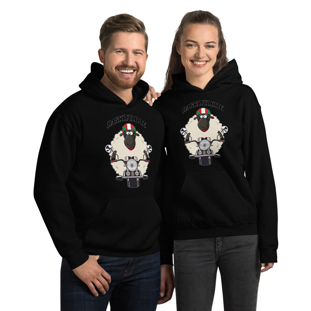 Sweat à capuche / Unisex Hoodie  BASKYSHEEP WOMAN BIKER