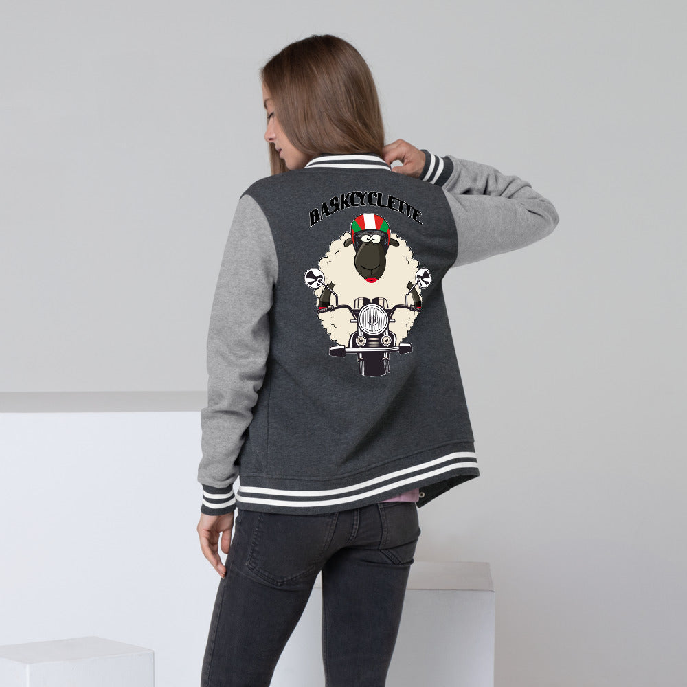 Veste pour Femme Letterman / Women's Letterman Jacket  BASKYSHEEP WOMAN BIKER