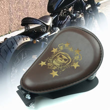 Charger l&#39;image dans la galerie, Mono selle avec ou sans fixation et support.Décoration SKULL pour chopper,harley,custom,sporster,vintage,etc...
