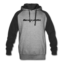 Charger l&#39;image dans la galerie, Sweat à capuche Colorblock unisexe / Unisex Colorblock Hoodie  BASKYSHEEP MAN SIDECAR - heather gray/black
