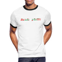 Charger l&#39;image dans la galerie, T-shirt Homme Ringer / Men&#39;s Ringer T-Shirt  BASKCYCLETTE Couleur Pays Basque - white/black
